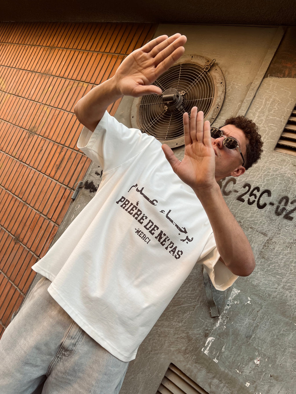 “برجاء عدم" Tee