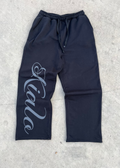 Baggy fit sweatpants [black]