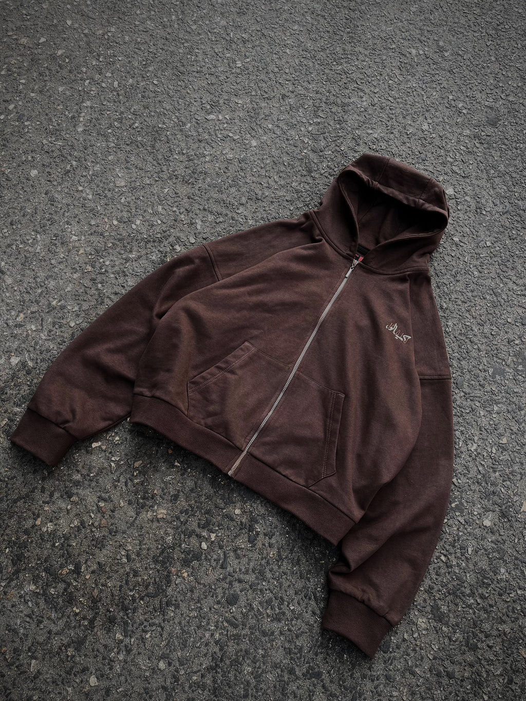 French Terry Zip Up [Brown]