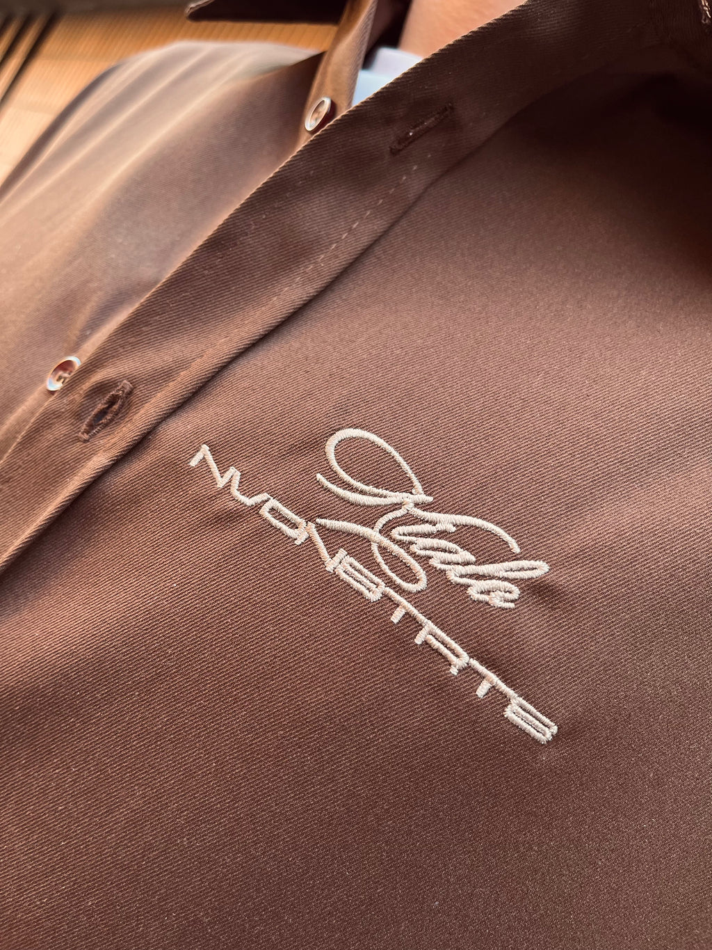 “NVDNSTRTS” boxy shirt