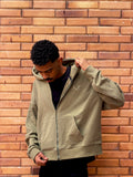 French Terry Zip Up [Olive Green]