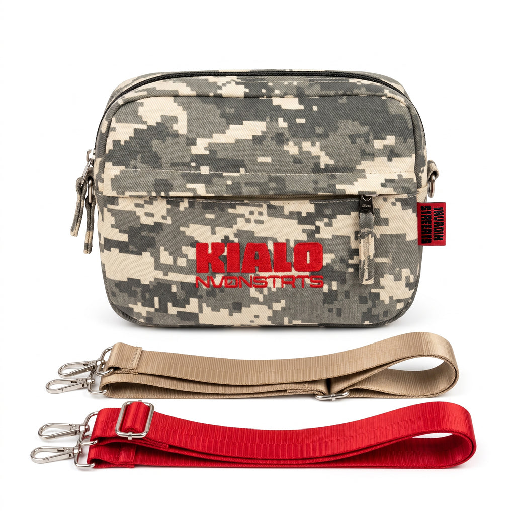 camo crossbody bag